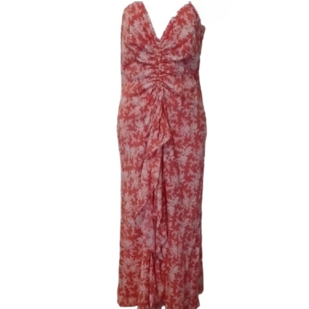 -- Chelsea & Violet New Floral Pink Maxi Dress